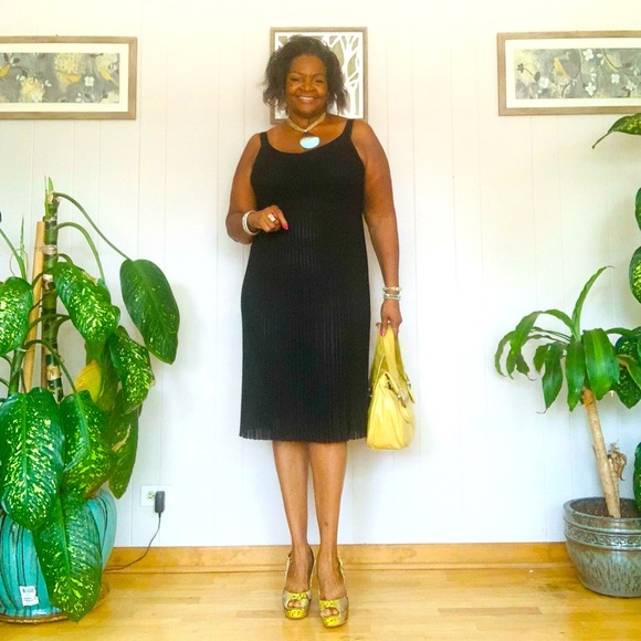 ✨Christopher Kon✨ Yellow Leather Handbag W/Chrome Buckle Hardware & Dusk Bag - Picture 14 of 16